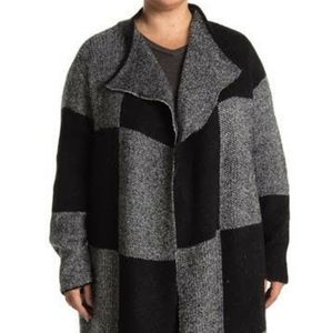🎆 CLOSET CLEAR OUT DEAL 🎆 Long Plaid Cardigan Sweater Coat Plus Size 1X